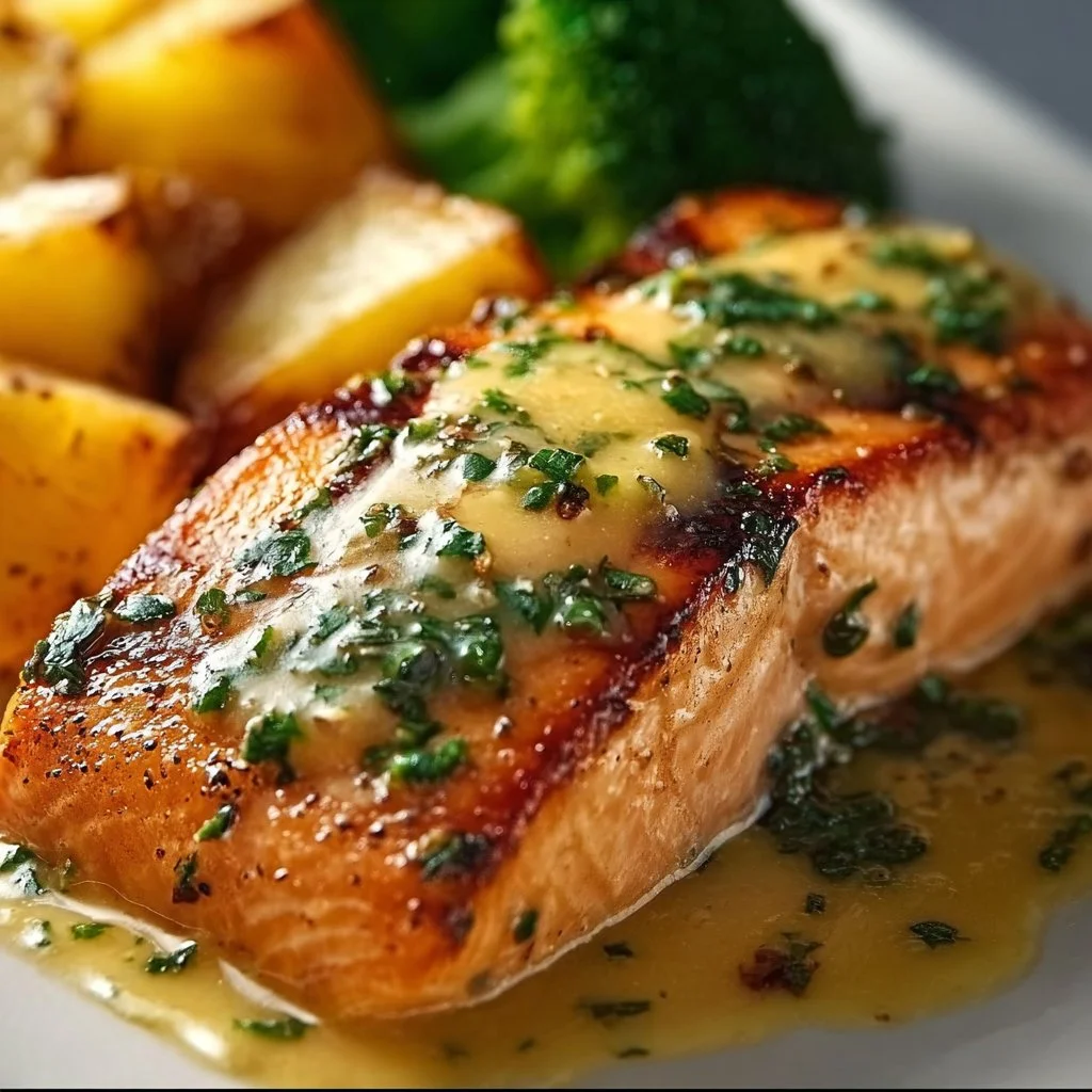 Zitronenbutterlachs