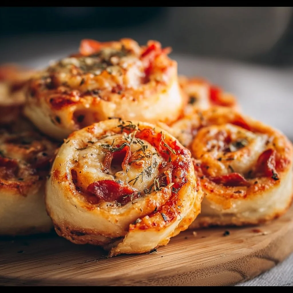 Blitz Pizza-Rollen: Schnell, Lecker, f&uuml;r Party & Snack!