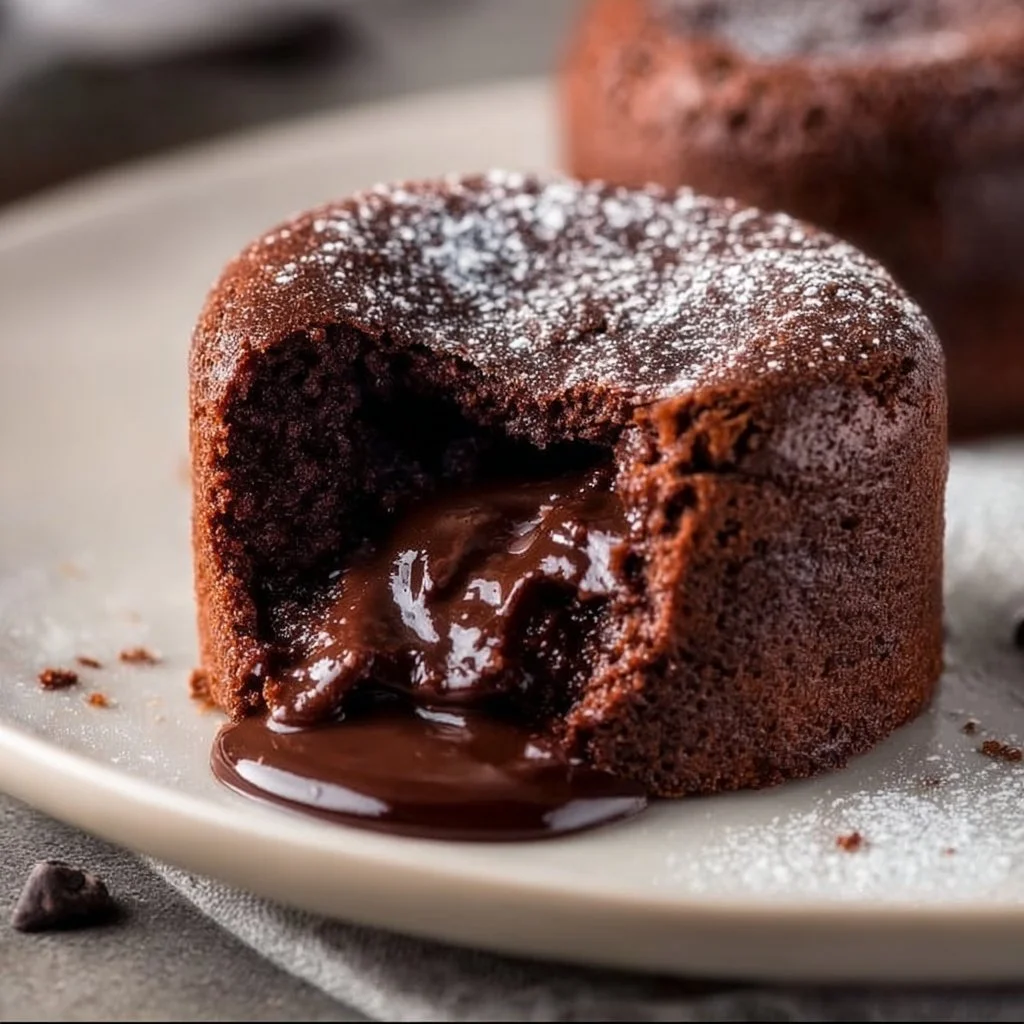 Die perfekten Lava Cakes - Schokoküchlein mit halbflüssigem Kern