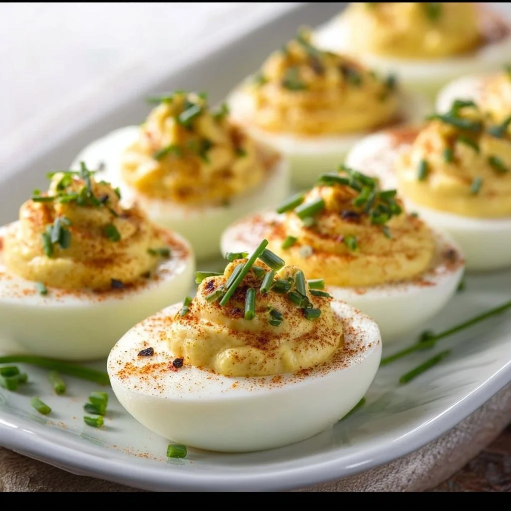 Gef&uuml;llte Eier f&uuml;r den Osterbrunch