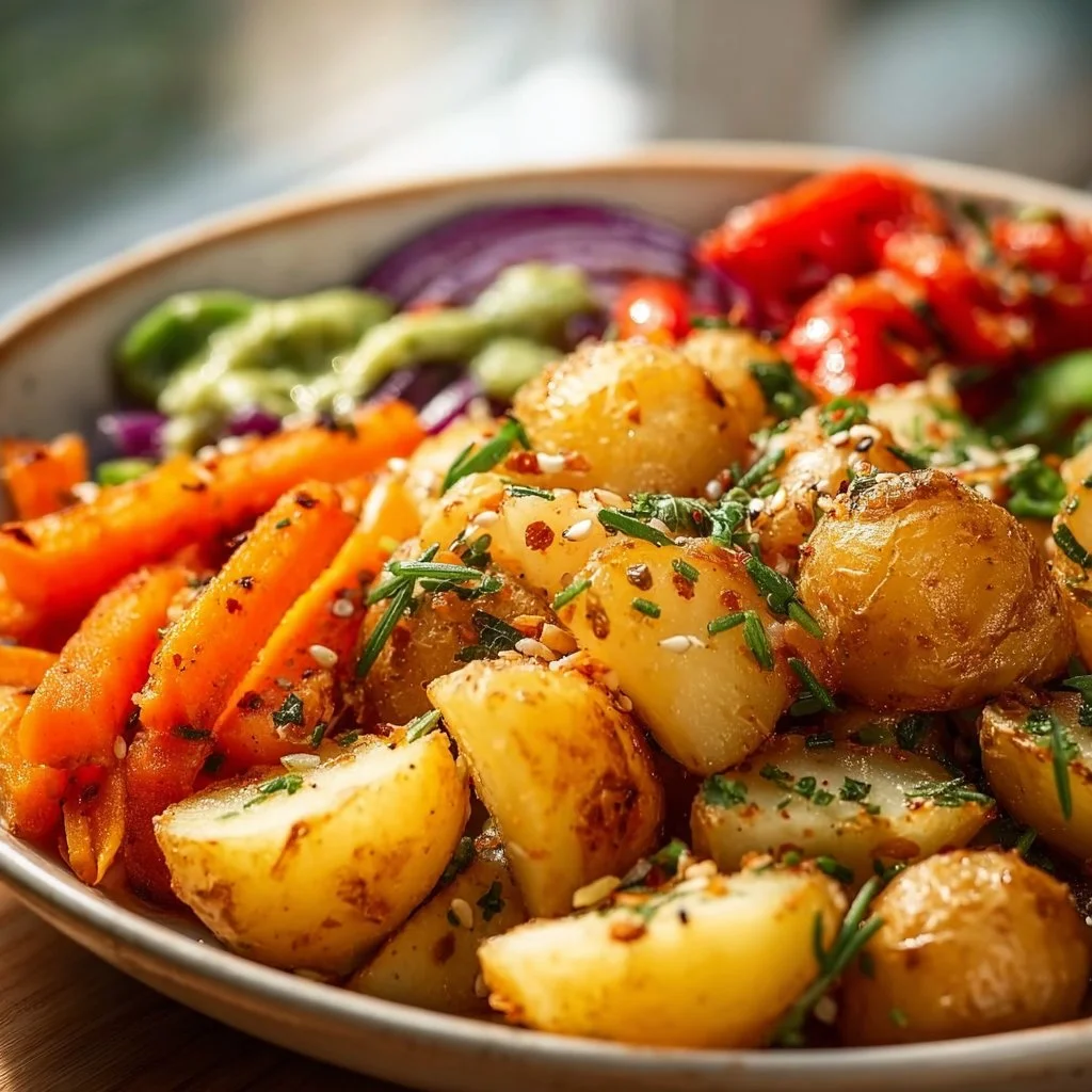 Gesunde vegetarische Kartoffelgerichte