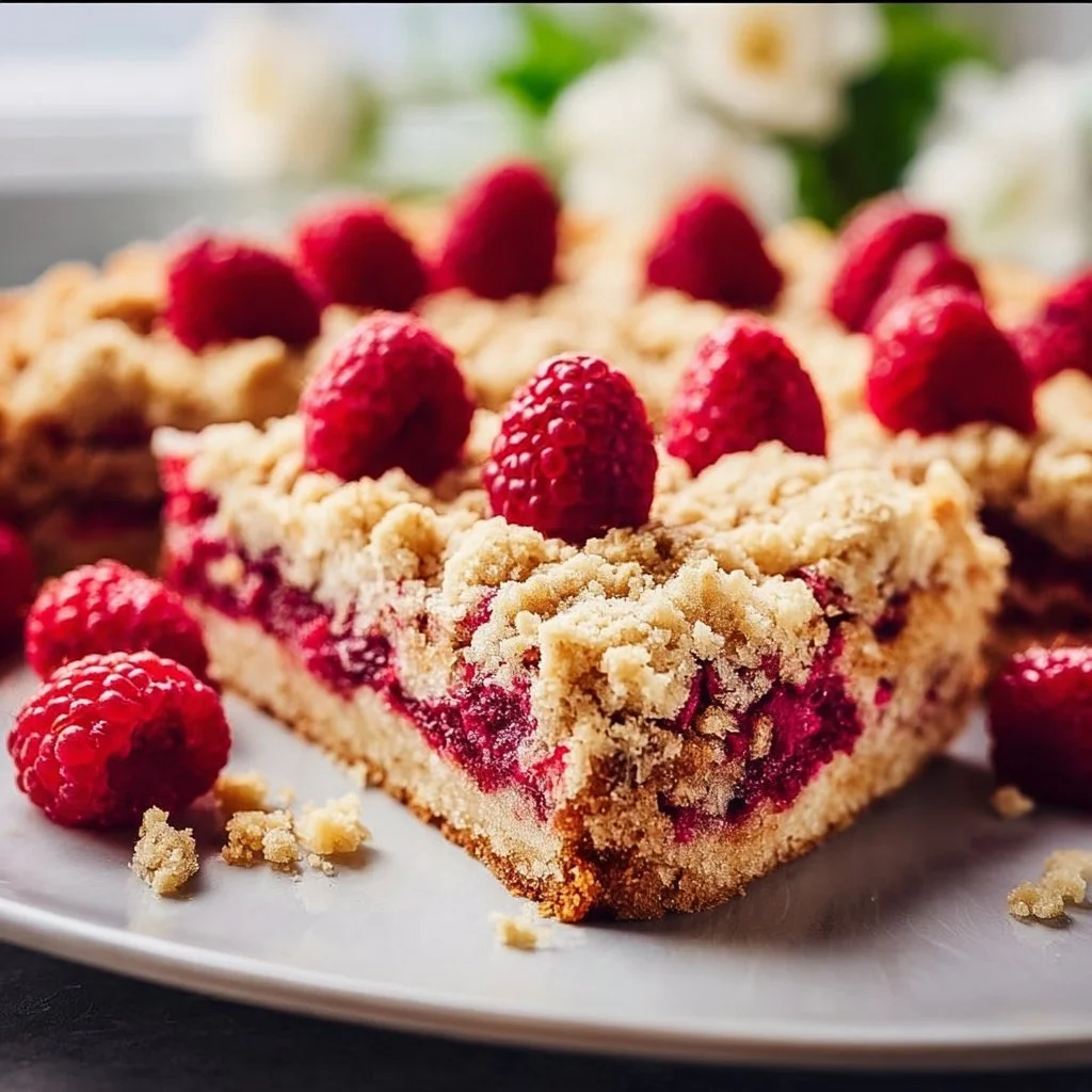 Himbeer-Streusel-Kuchen vom Blech