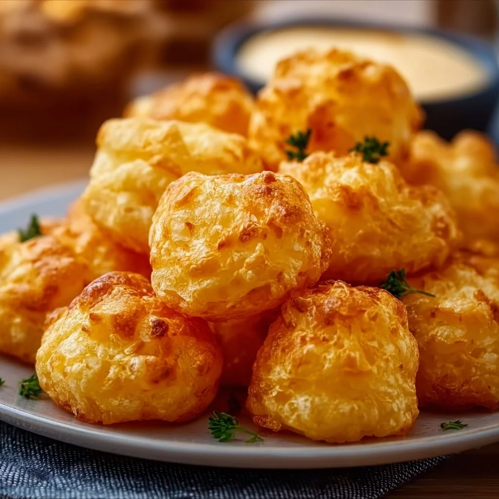 Käse-Puff-Snacks