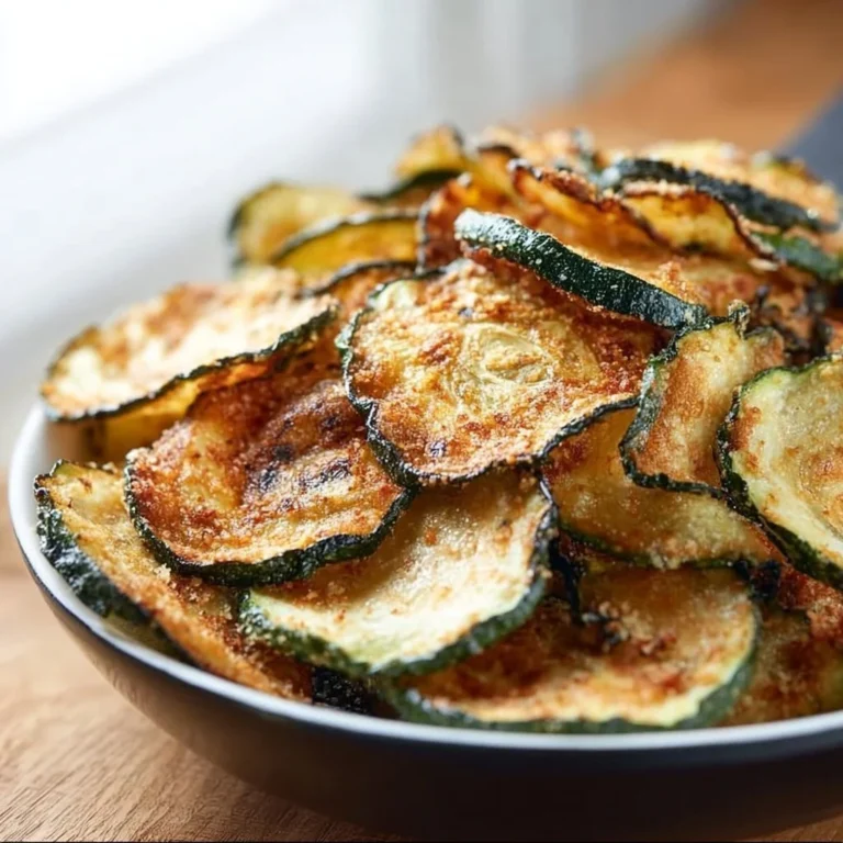 Krosse Zucchini-Chips als gesunder Snack