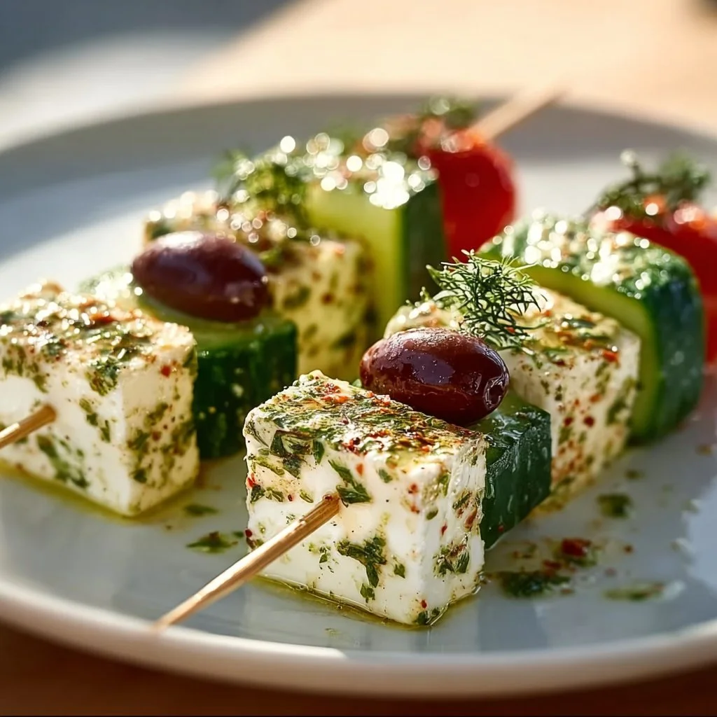 Leckere Feta-Spie&szlig;e mit Gurke &ndash; Einfaches Rezept f&uuml;r dich!