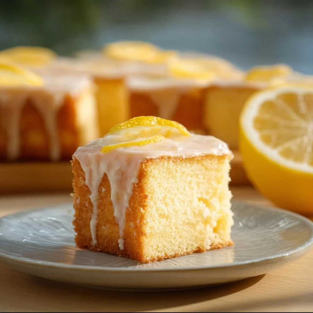 Lemon Butter Biscuit Cake