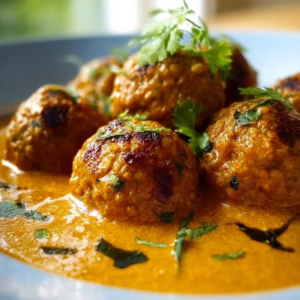 Linsenb&auml;llchen in Currysauce