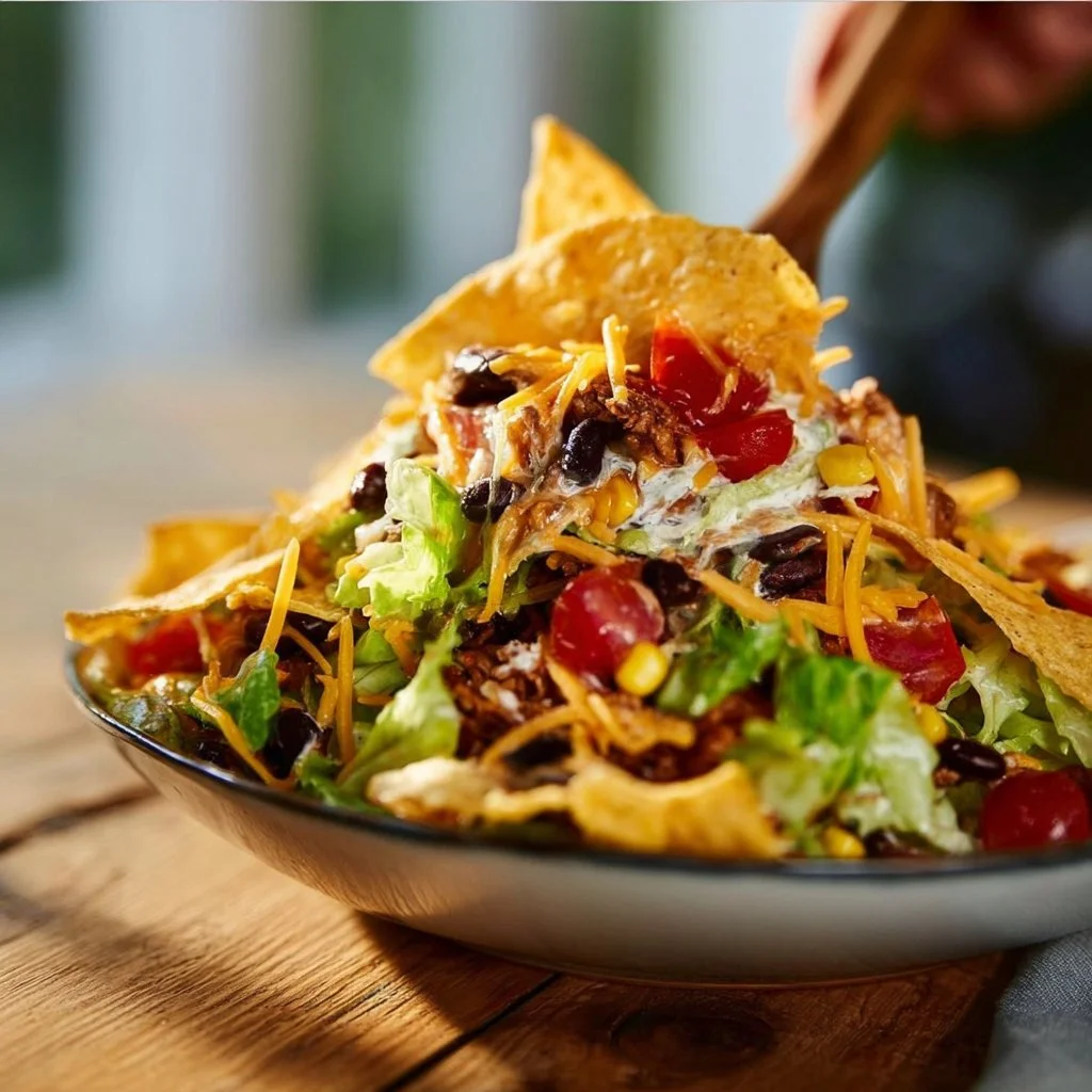 Mexikanischer Taco Schichtsalat