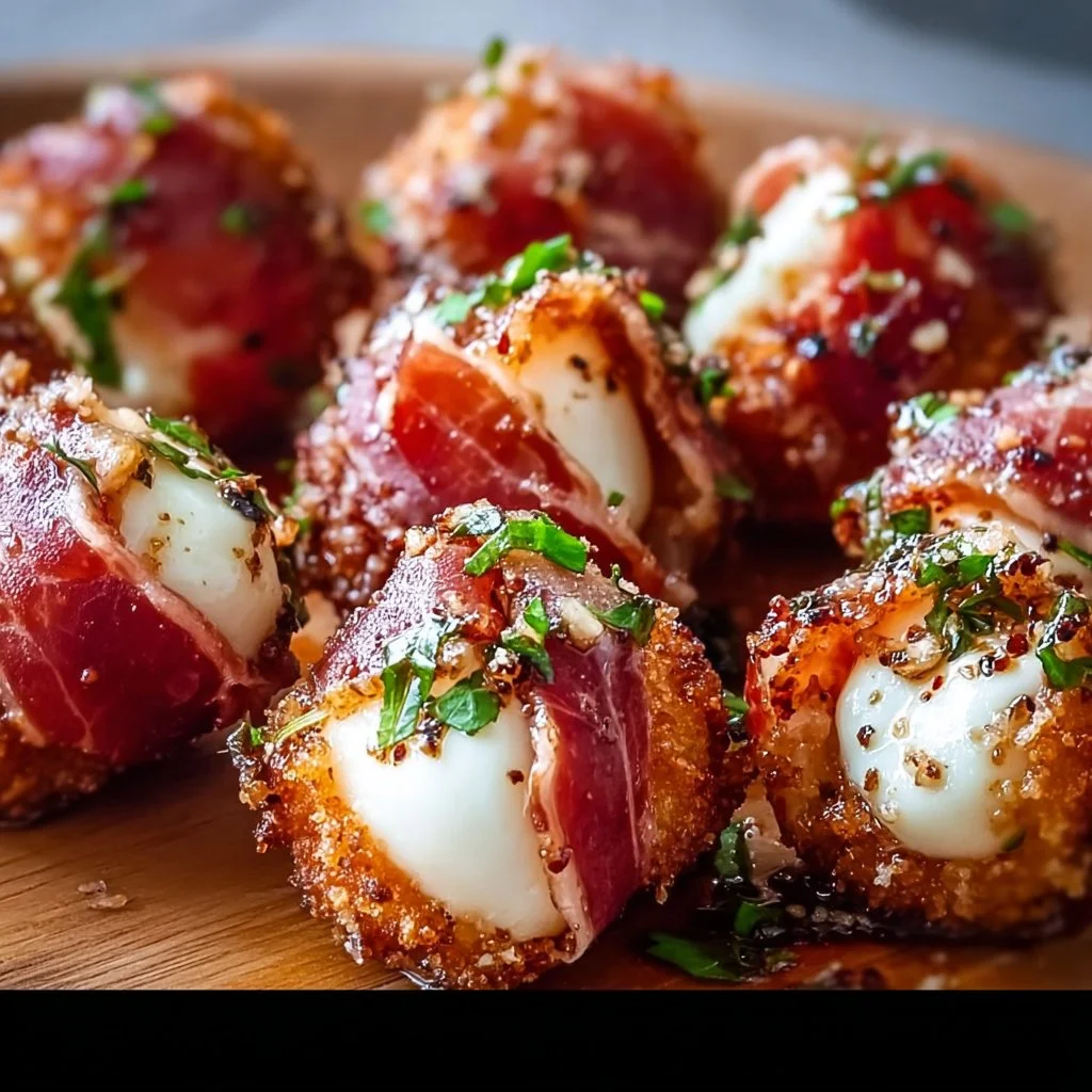 Rindfleisch-Prosciutto-Mozzarella-H&auml;ppchen: Einfach und Lecker!