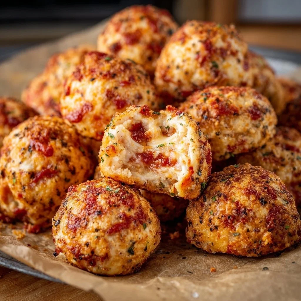 Suchtfaktor garantiert, schnelle Pizza-B&auml;llchen - Kochen mit uns