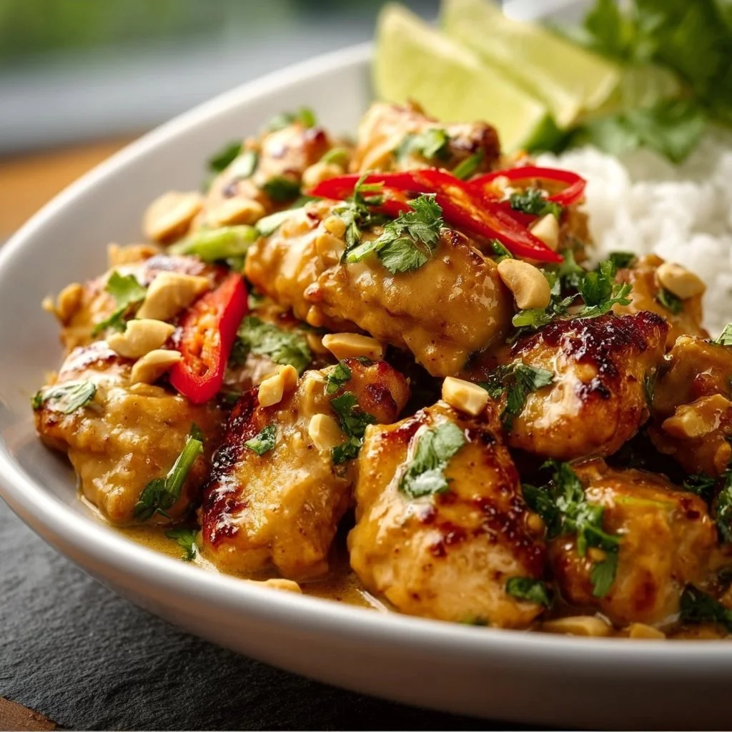 Thail&auml;ndisches Erdnuss-H&auml;hnchen
