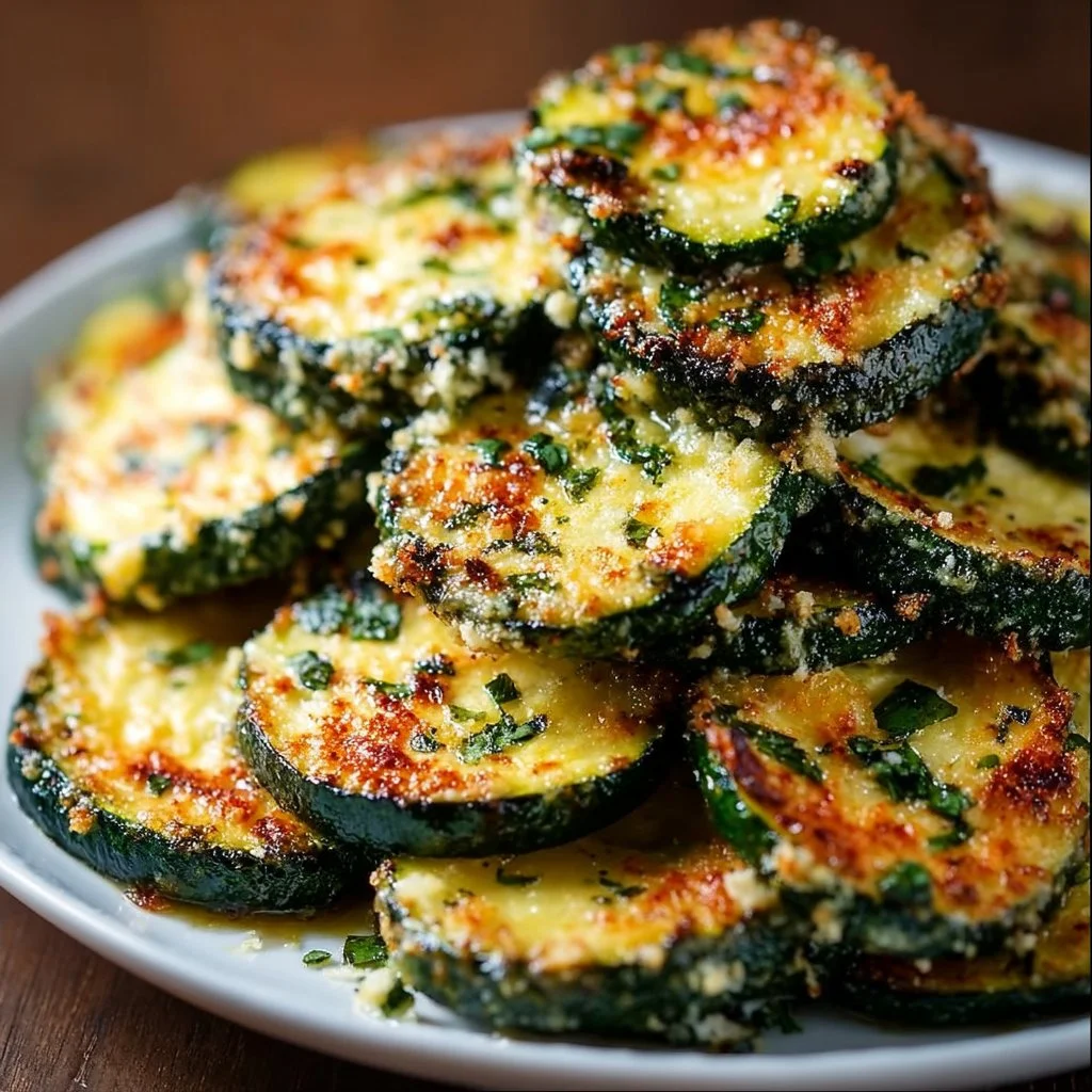 Unwiderstehlich knusprige Knoblauch-Parmesan ger&ouml;stete Zucchini