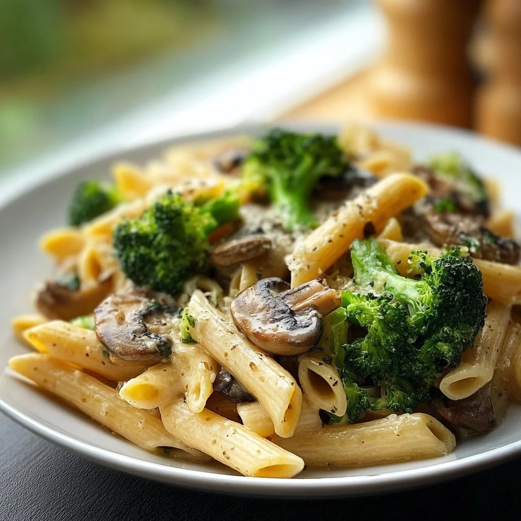 Vegane Pilz-Brokkoli-Pasta: Ein Unglaubliches Ultimatives Rezept f&uuml;r 4 Personen