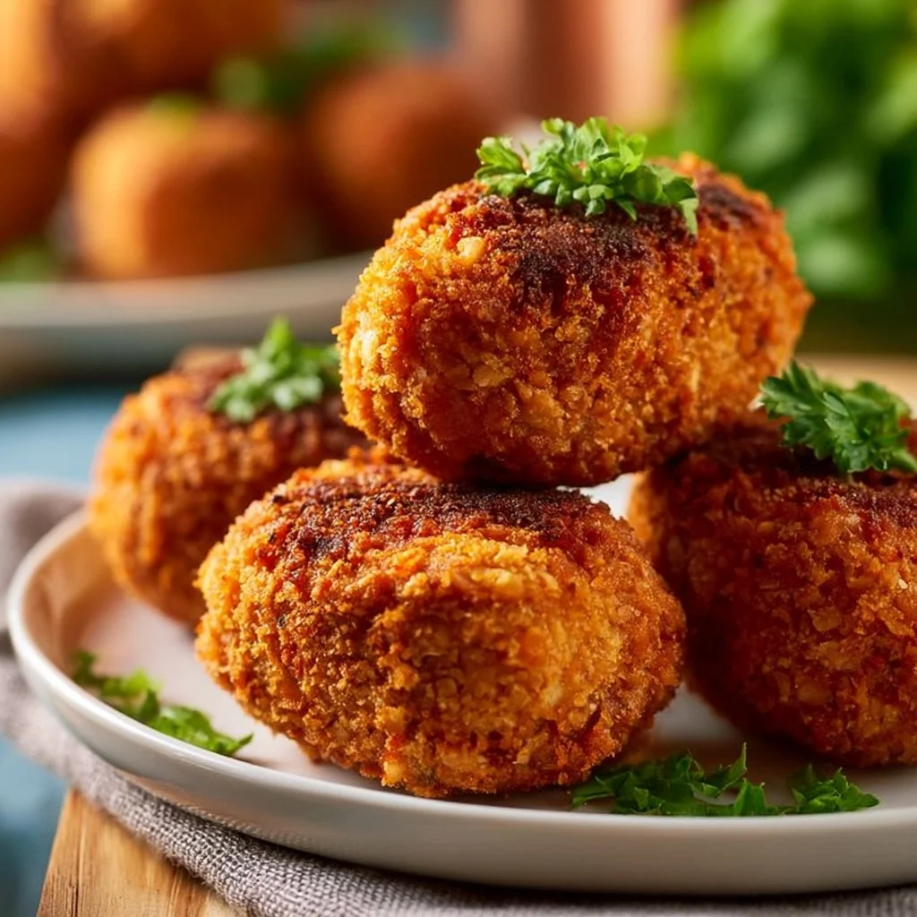 Crispy Lentil Croquettes from the Air Fryer