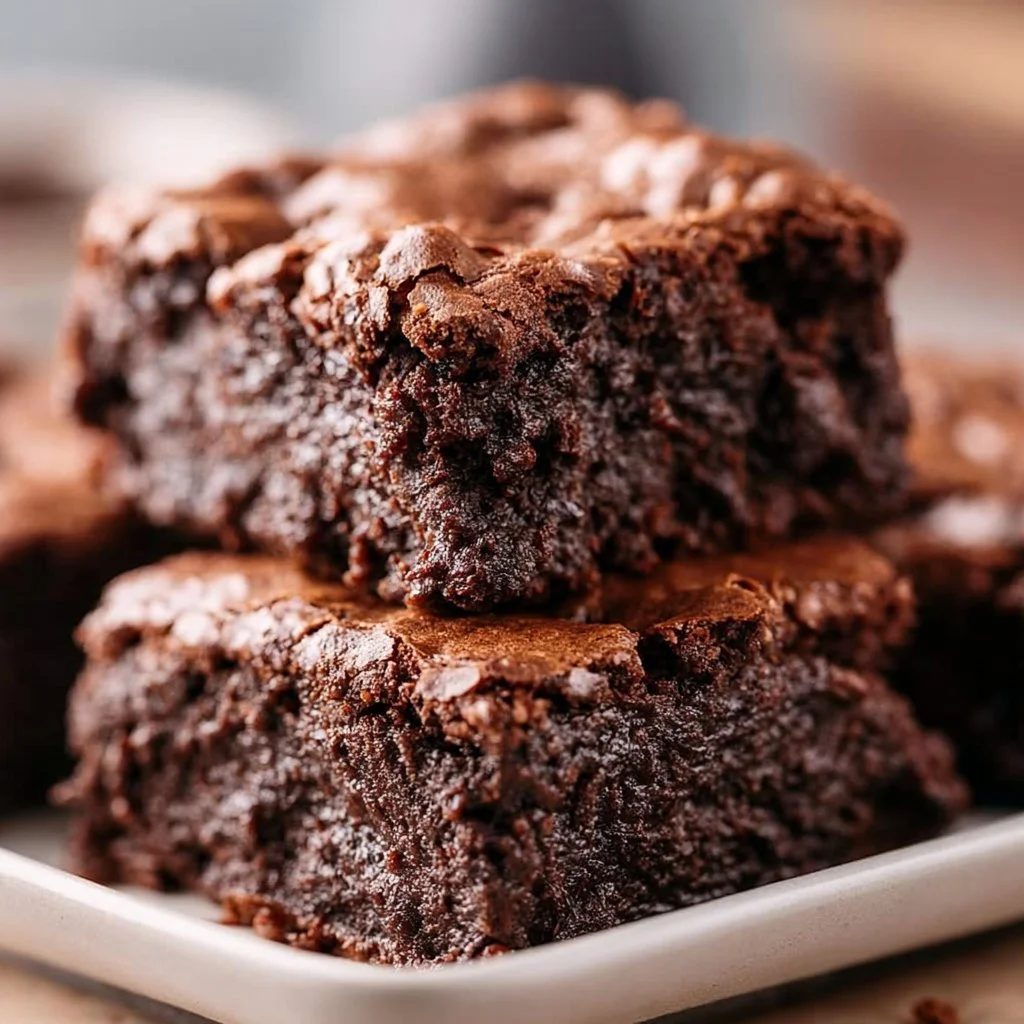 Die fudgigen Brownies