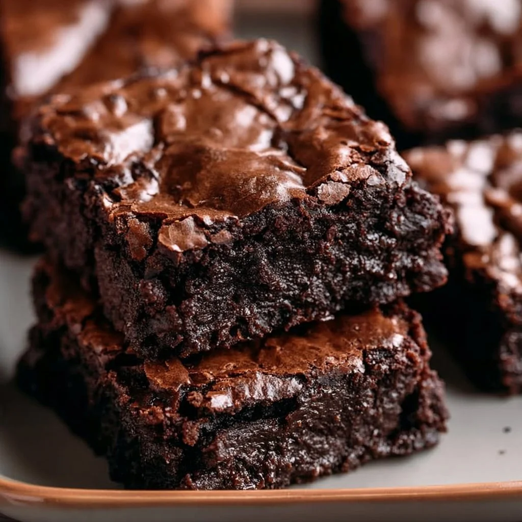Die fudgigen Brownies