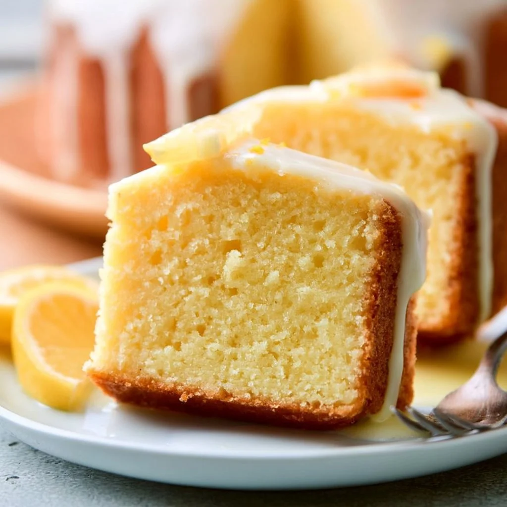 Einfache saftige Zitronenkuchen