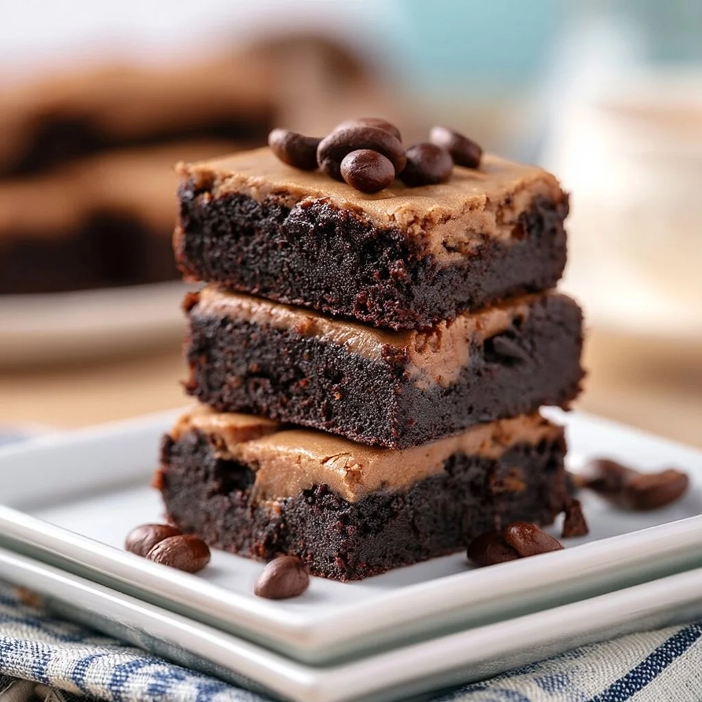 Fudgy Kaffee-Brownies