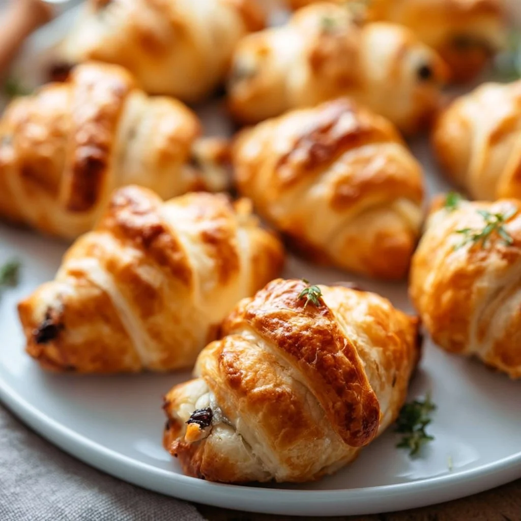Gefüllte Mini-Croissants