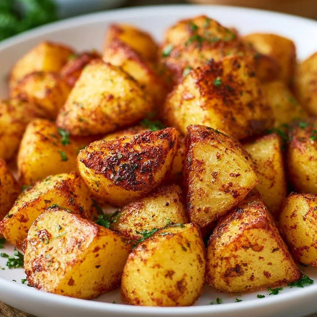 Gesunde Luftfrittierte Kartoffeln