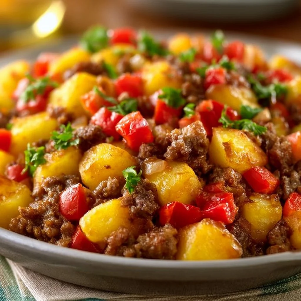 Kartoffel-Hackfleisch-Pfanne