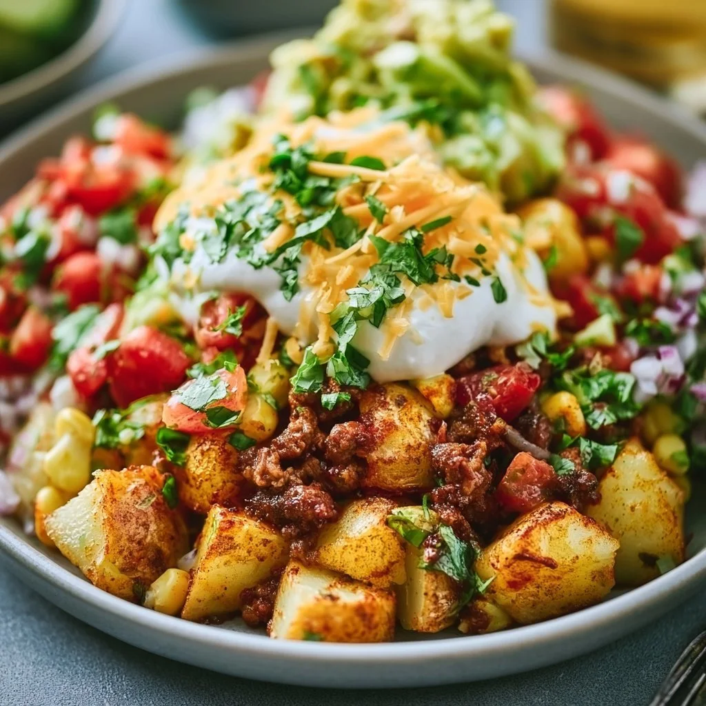 Kartoffel-Taco-Bowl