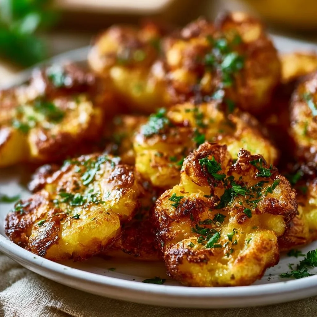 Knusprige Quetschkartoffeln