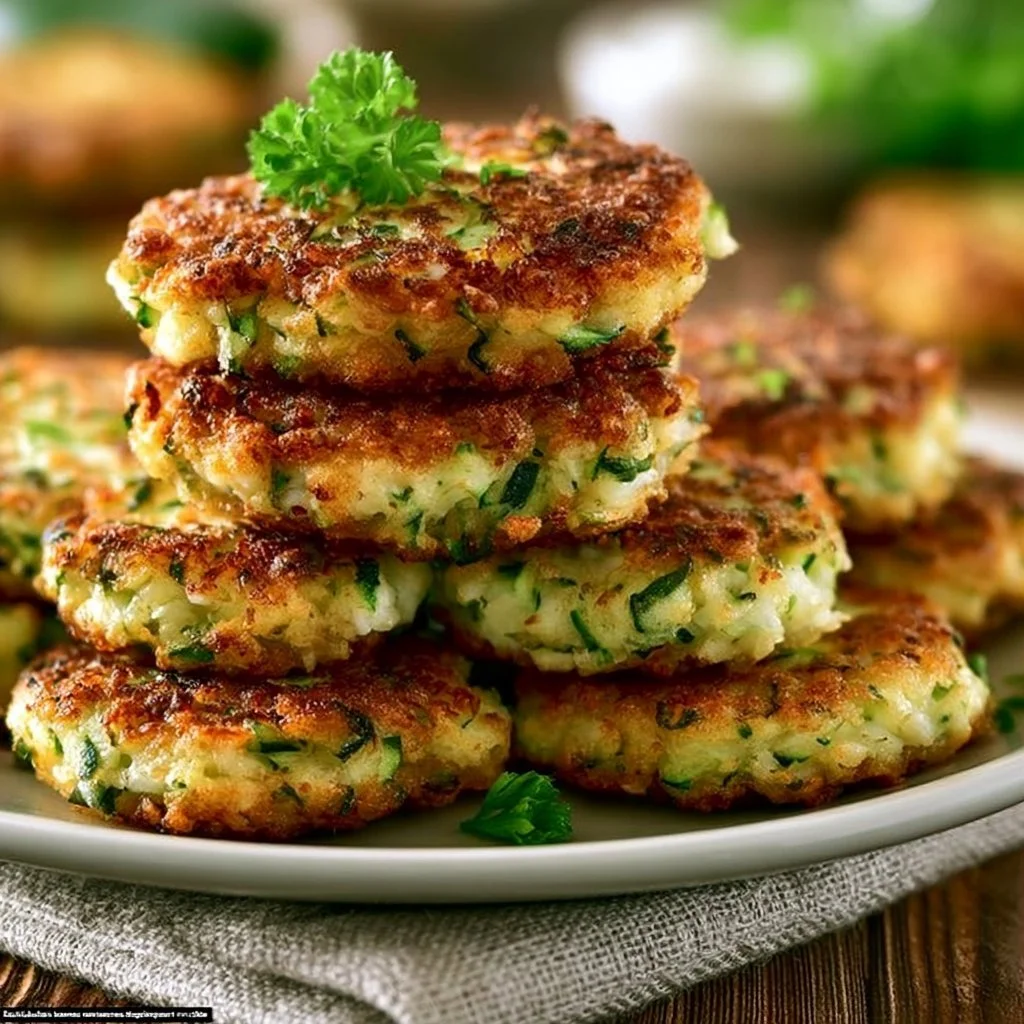 Knusprige Zucchini-Puffer