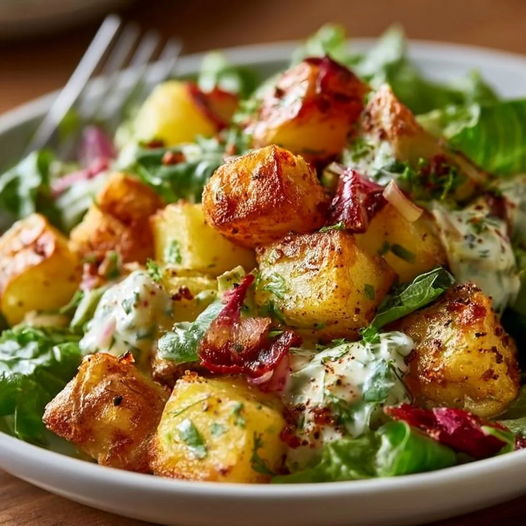 Knuspriger Kartoffelsalat