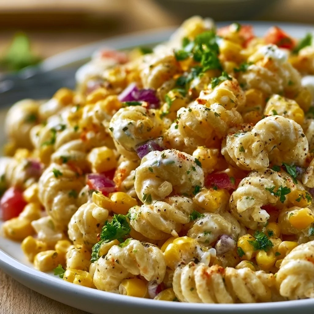 Mexikanischer Mais Pasta Salat