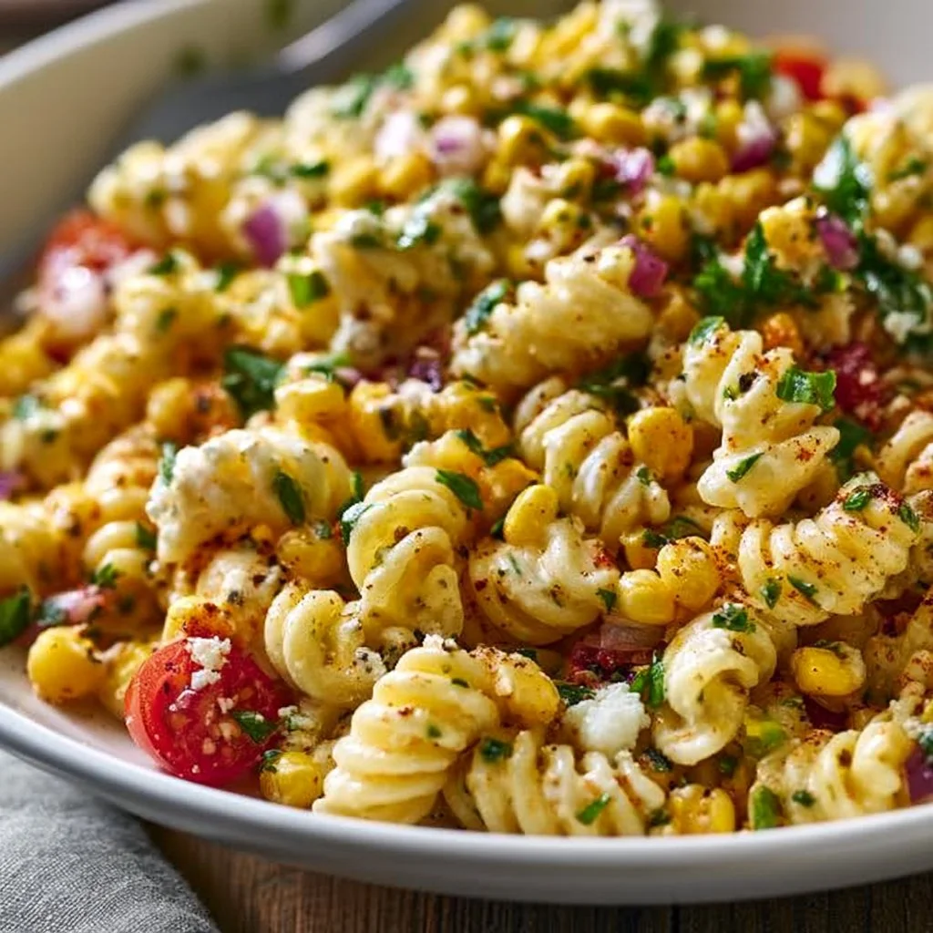 Mexikanischer Mais Pasta Salat