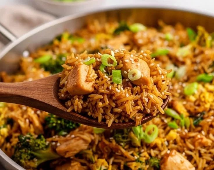 Mundwässriges Teriyaki-Hühnchen mit gebratenem Reis von FlirtyFood