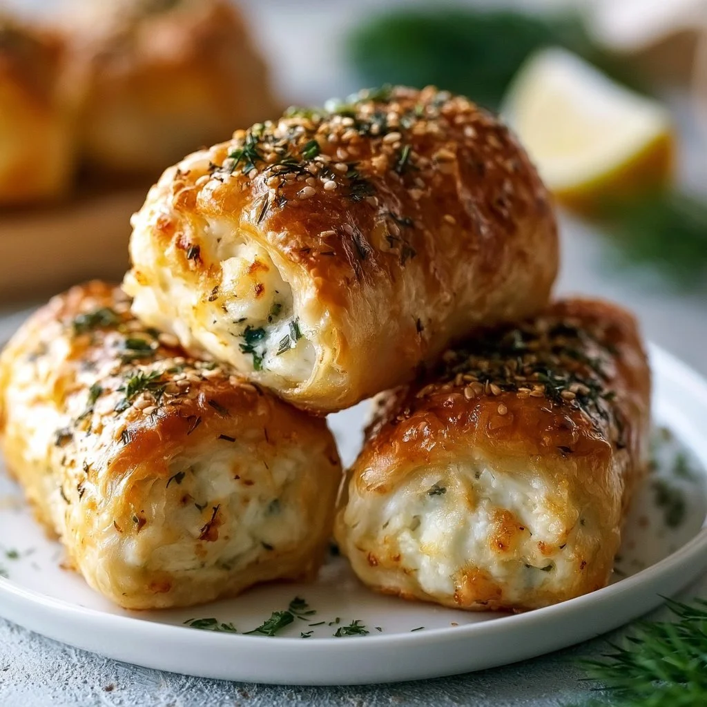 Ofen-Feta-Röllchen