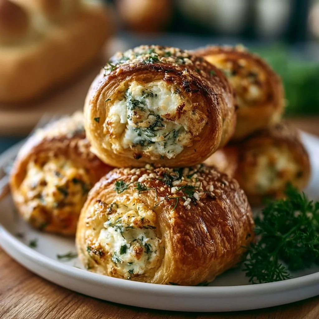 Ofen-Feta-Röllchen