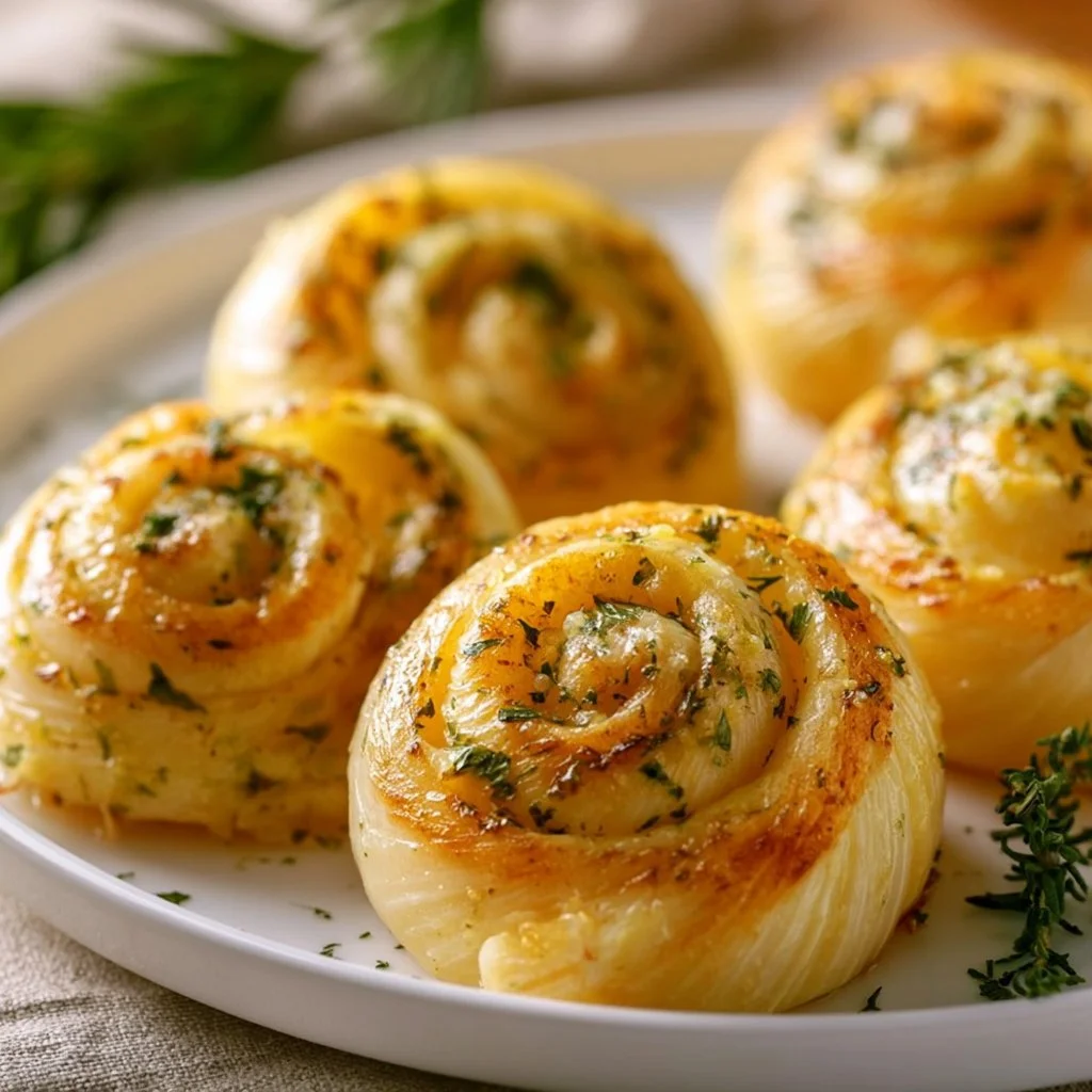 Saftige Kartoffelschnecken