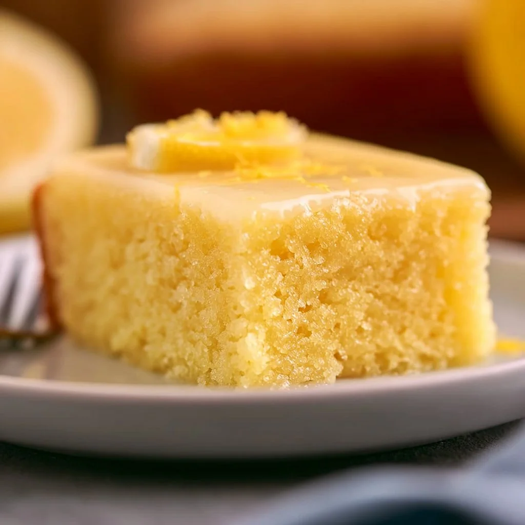 Saftiger Zitronenkuchen vom Blech