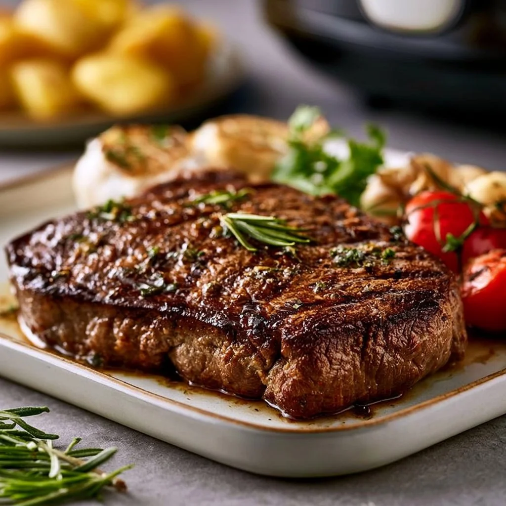 Saftiges Rindersteak aus dem Airfryer