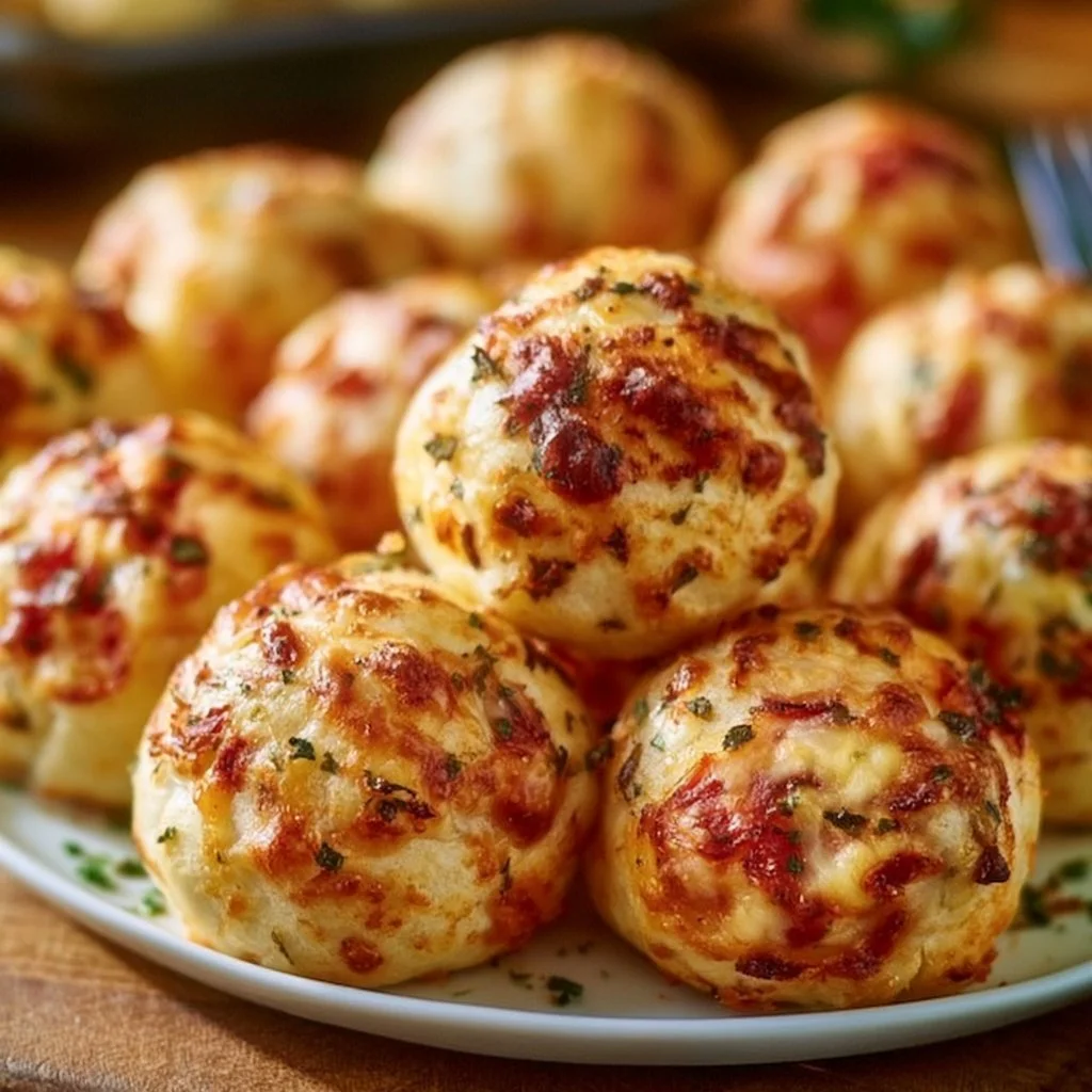 Schnelle Pizza-Bällchen