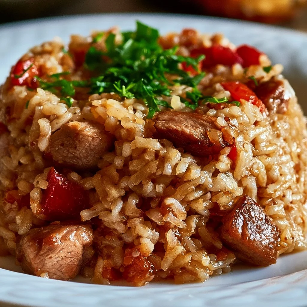 Serbisches Reisfleisch