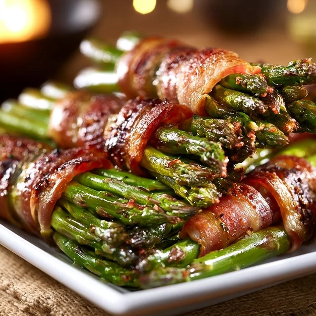 Spargel im Speckmantel