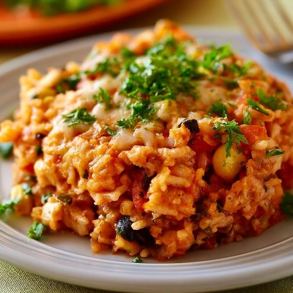 Spicy Mexican Rice from the Oven