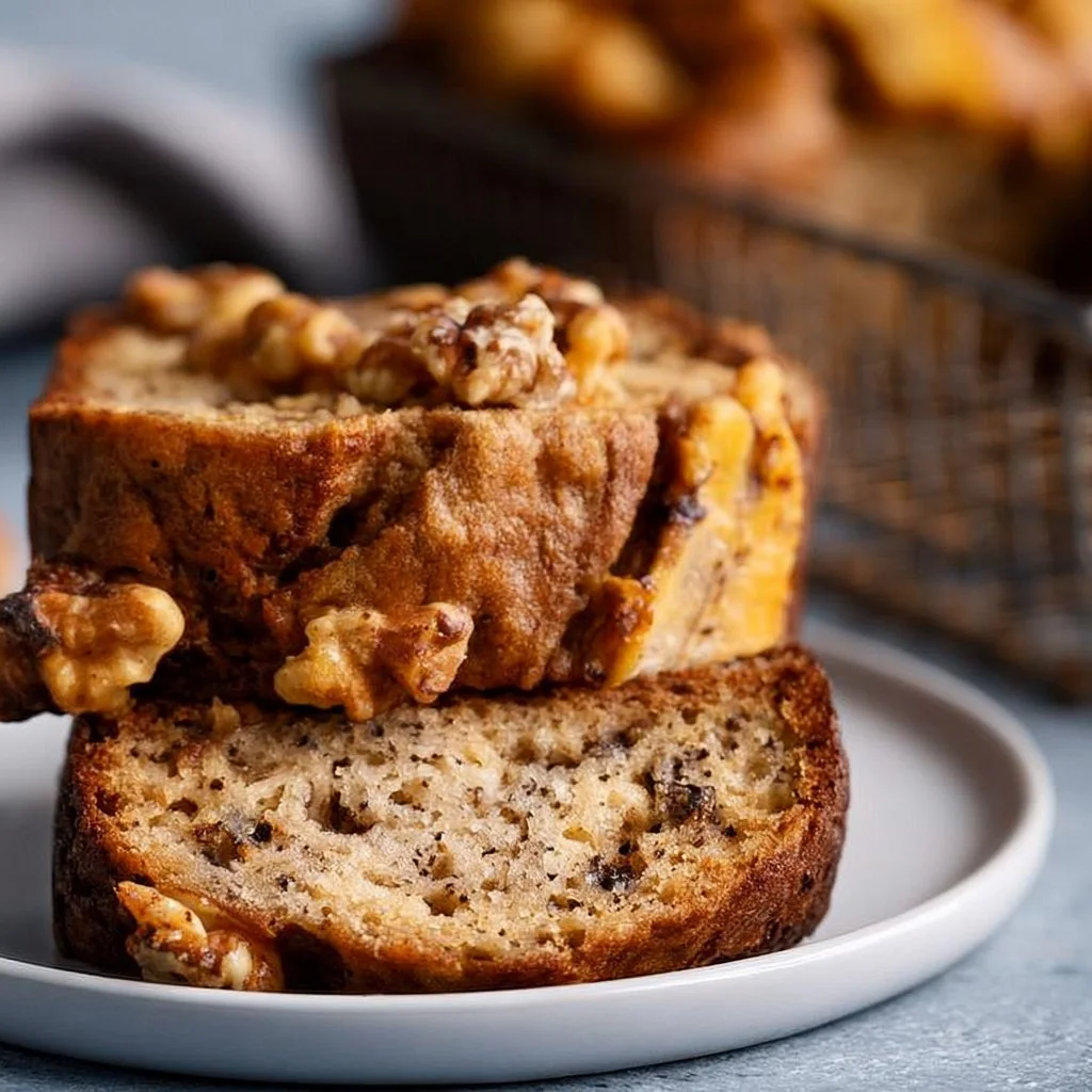 Veganes, saftiges Bananenbrot