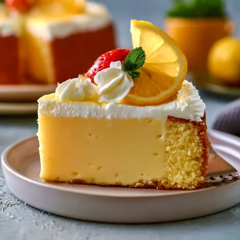 Zitronen-Joghurt-Torte mit frischer Zitrone und cremigem Joghurt, serviert auf einem Teller.