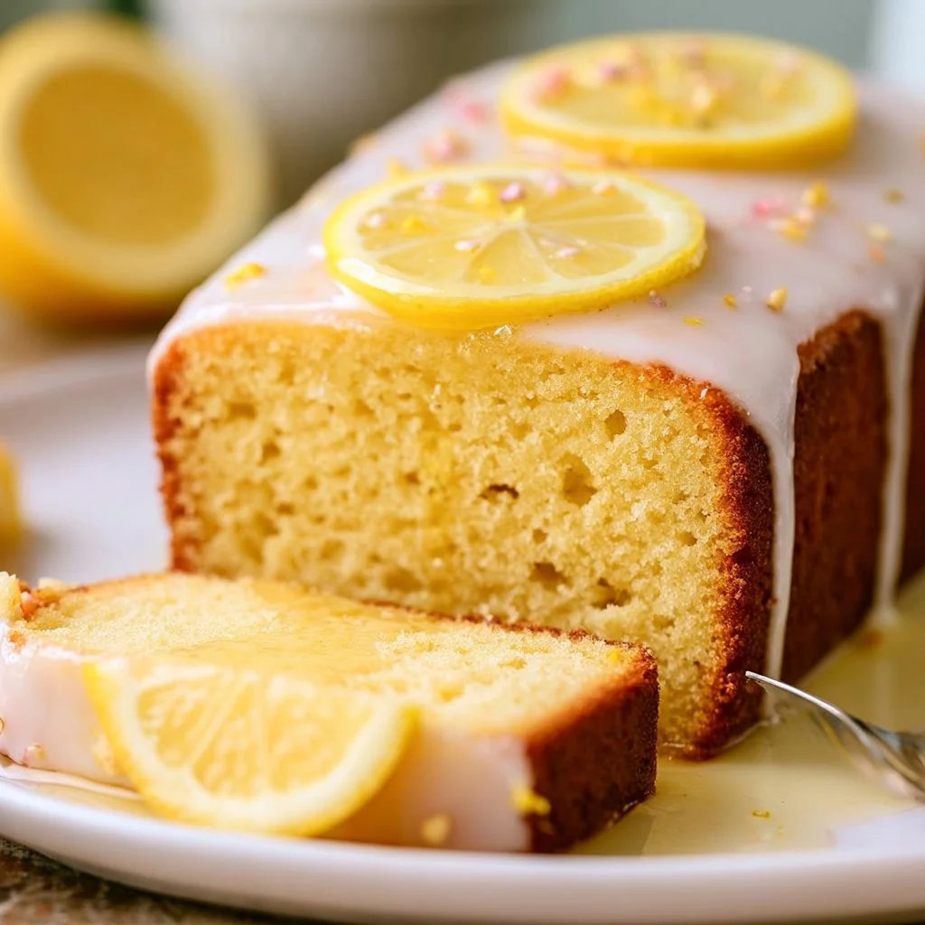 Zitronenkuchen mit Öl - schnell & saftig